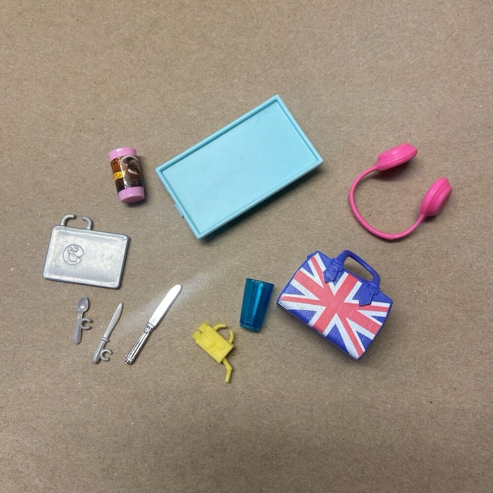 Barbie Airbus Accessories Lot of